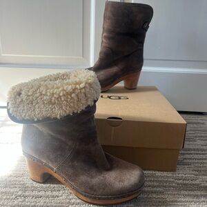 UGG Women's Brown Shearling Boots